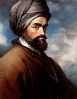 John Russell Canvas Paintings - Portrait Of A Turk